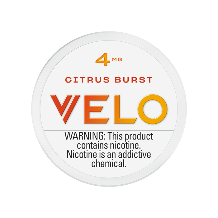 Velo Citrus Burst 4MG Nicotine Pouches