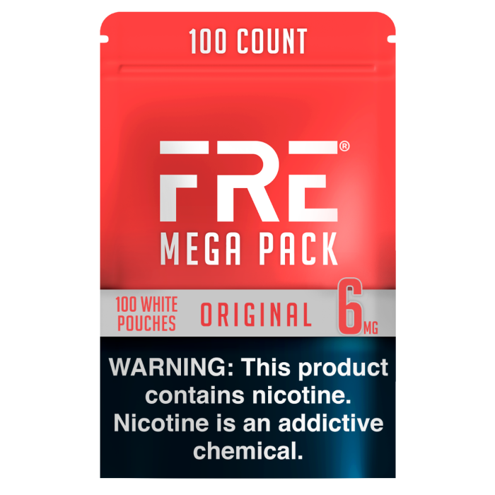 FRE Sweet Mega Pack 6MG Nicotine Pouches - Bundle