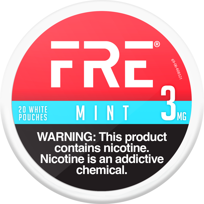 FRE Mint 3MG Nicotine Pouches FRE Mint 3MG Nicotine Pouches