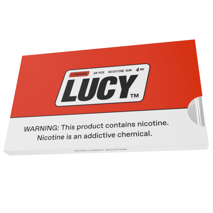 Lucy Cinnamon 4MG Nicotine Gum
