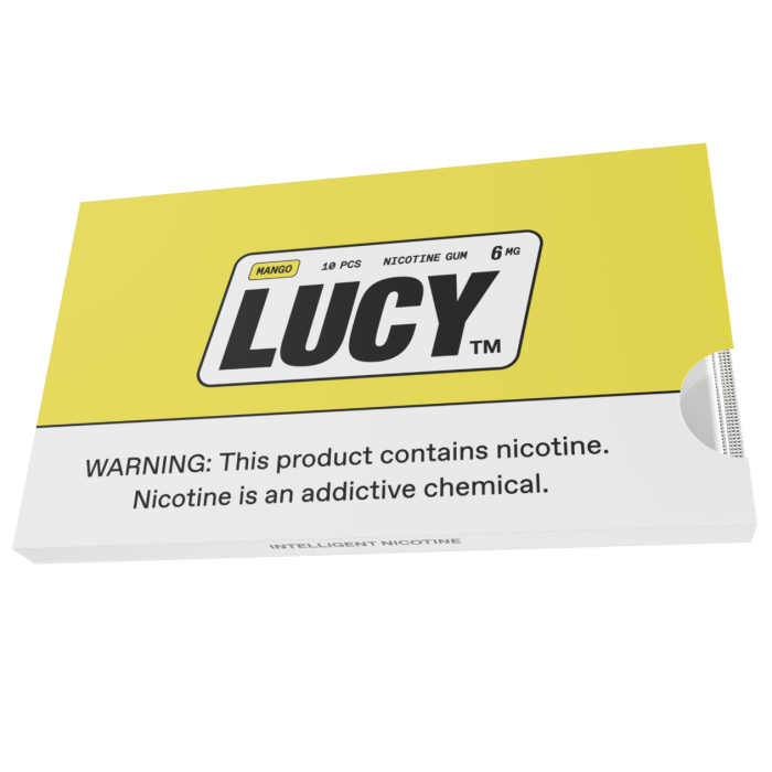 Lucy Mango 6MG Nicotine Gum