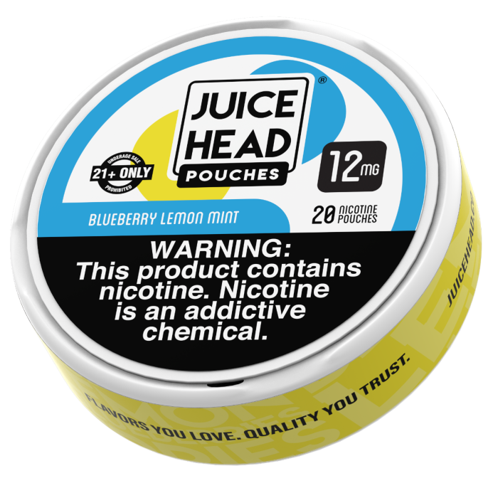 Juice Head Pouches Blueberry Lemon Mint 12MG Juice Head Pouches Blueberry Lemon Mint 12MG