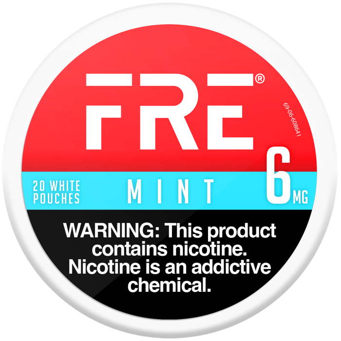 FRE Mint 6MG Nicotine Pouches