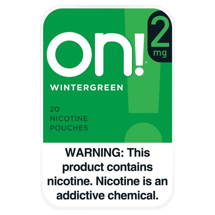 On! 2MG Wintergreen Nicotine Pouches