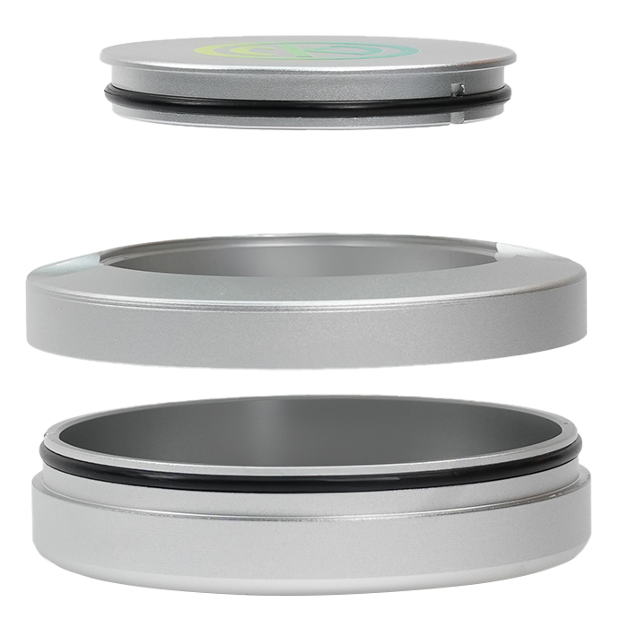 Metal Travel Can Silver - Nicokick