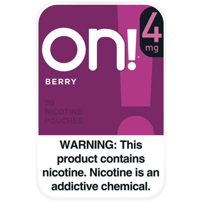 On! 4MG Berry Nicotine Pouches