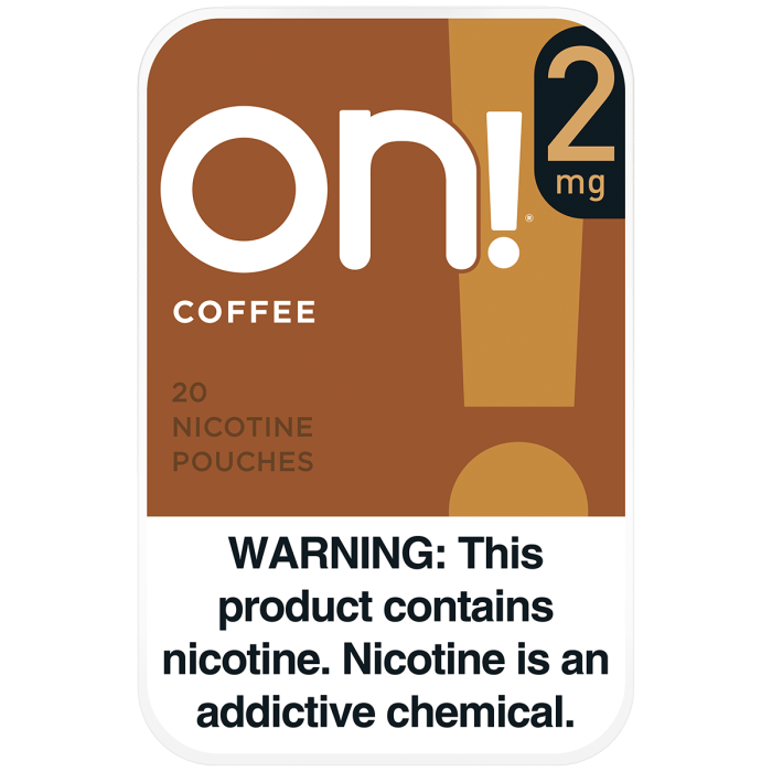 On! 2MG Coffee Nicotine Pouches