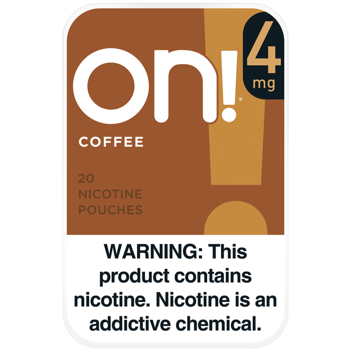 On! 4MG Coffee Nicotine Pouches