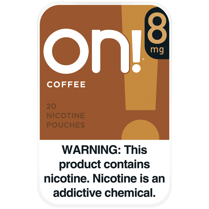 On! 8MG Coffee Nicotine Pouches