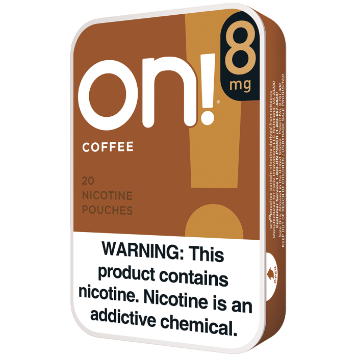 On! 8MG Coffee Nicotine Pouches
