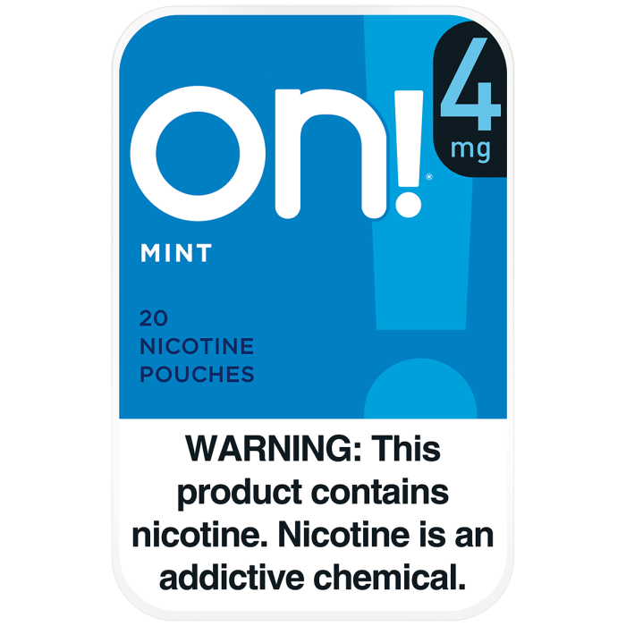 On! 4MG Mint Nicotine Pouches