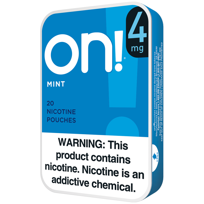 On! 4MG Mint Nicotine Pouches