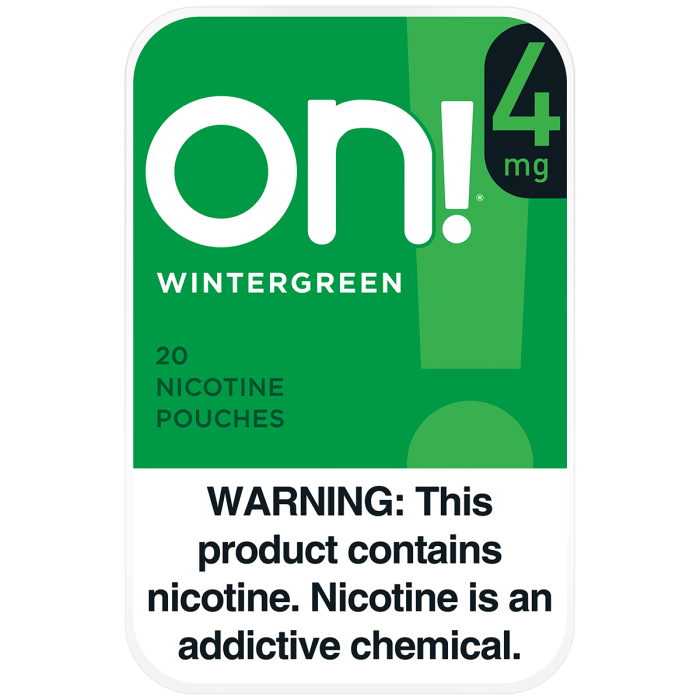 On! 4MG Wintergreen Nicotine Pouches