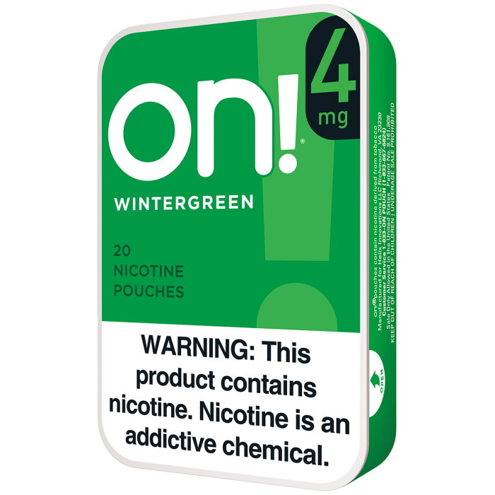 On! 4MG Wintergreen Nicotine Pouches
