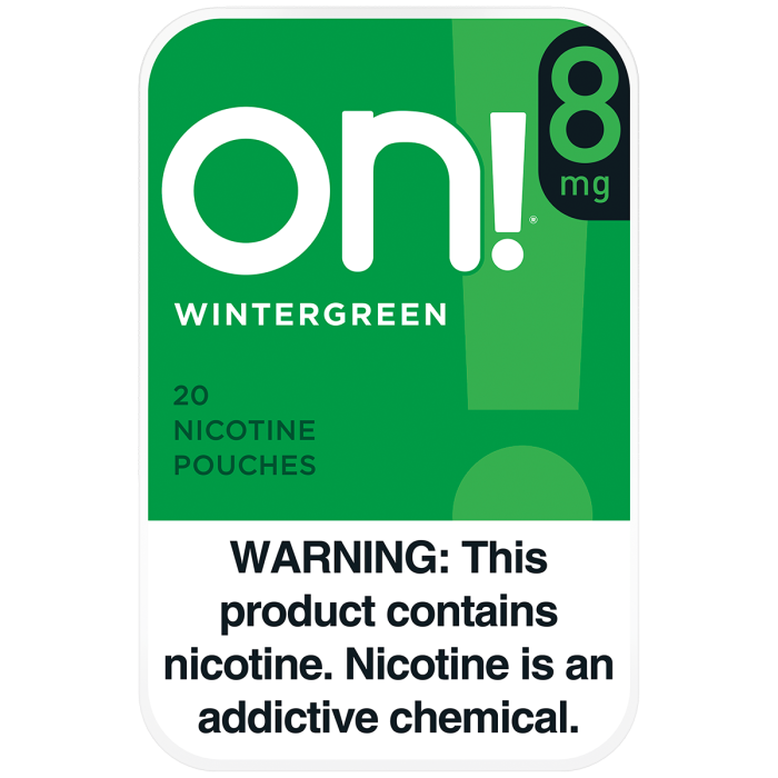 On! 8MG Wintergreen Nicotine Pouches