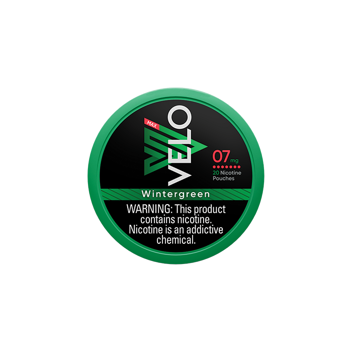 Velo Max Wintergreen 7MG Nicotine Pouches Velo Max Wintergreen 7MG Nicotine Pouches