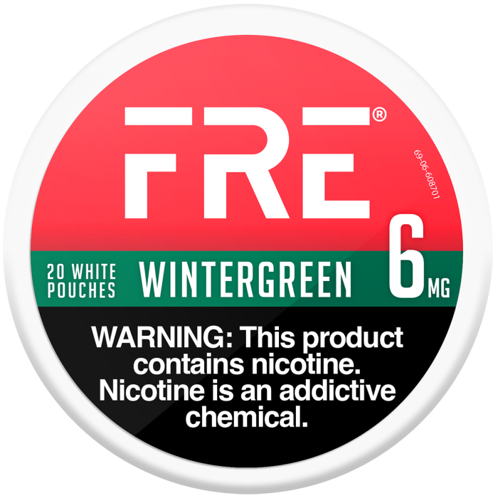 FRĒ Wintergreen 6MG Nicotine Pouches