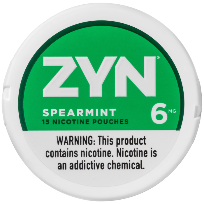 ZYN Spearmint 6MG Nicotine Pouches