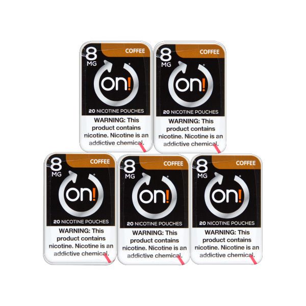 On! Coffee 5for5 8mg Nicotine Pouches
