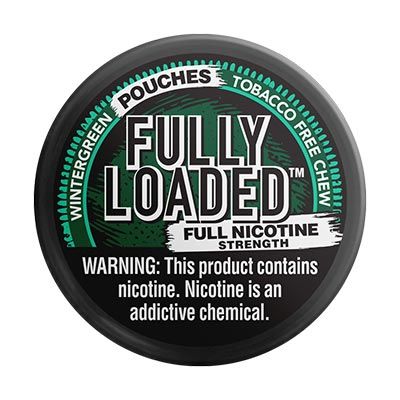 Fully Loaded Wintergreen, Full Nicotine Strength Pouches