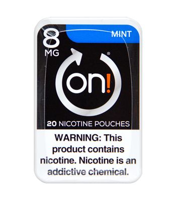 on! 8mg Mint Nicotine Pouches