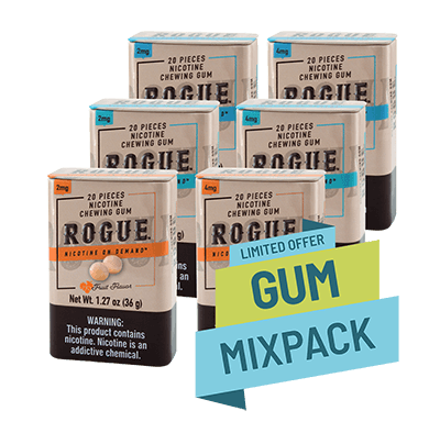 Rogue Nicotine Gum Mixpack - Buy Nicotine Gums Online | Nicokick