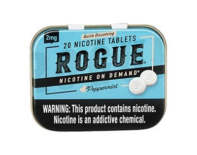 Rogue Peppermint 2mg, Nicotine Tablets