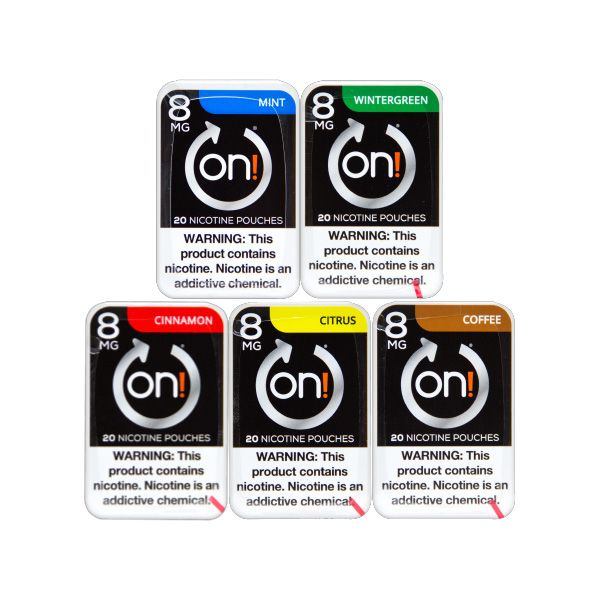 On! Strong 5for5 8mg Nicotine Pouches