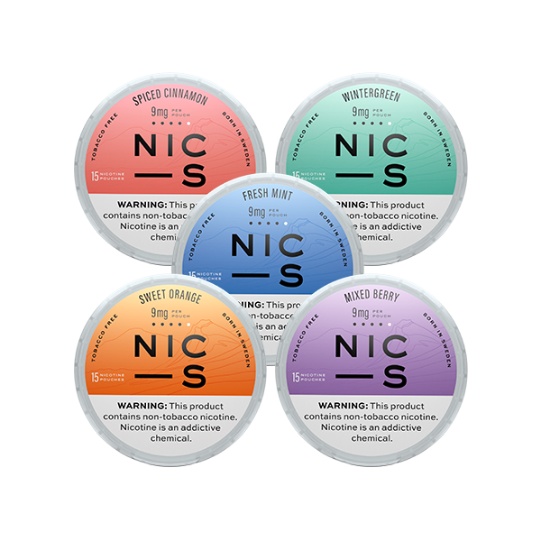 NIC-S Mixed Pack 9MG Nicotine Pouches