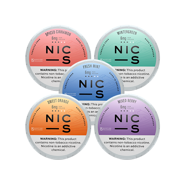 NIC-S Mixed Pack 6MG Nicotine Pouches
