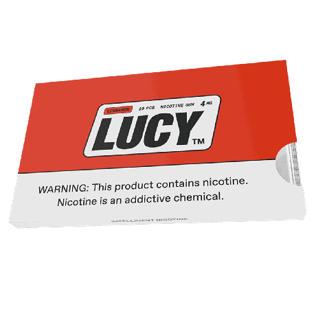 Lucy Cinnamon 4mg Nicotine Gum