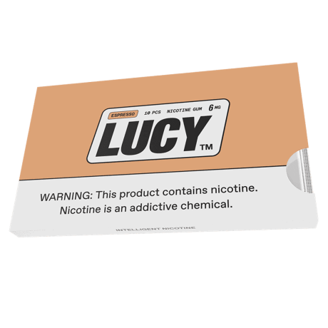 Lucy Espresso 6MG Nicotine Gum