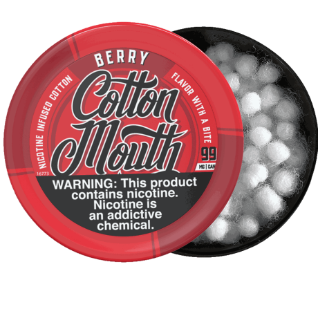 Cotton Mouth Berry Nicotine Infused Cotton
