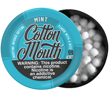 Cotton Mouth Mint Nicotine Infused Cotton