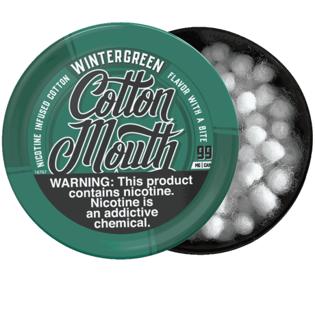 Cotton Mouth Wintergreen Nicotine Infused Cotton