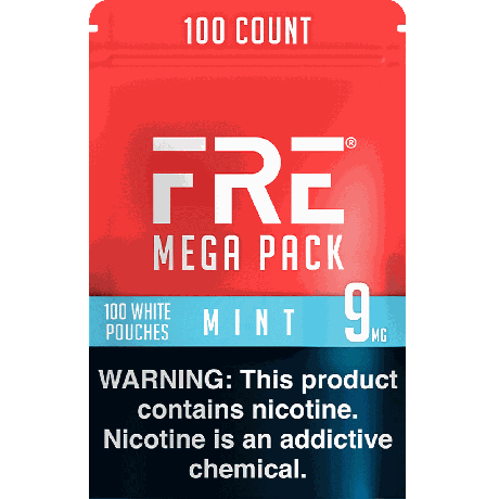 FRE Mint Mega Pack 9MG Nicotine Pouches