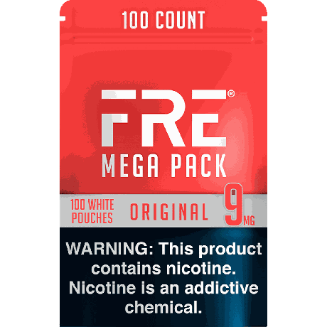 FRE Original Mega Pack 9MG Nicotine Pouches