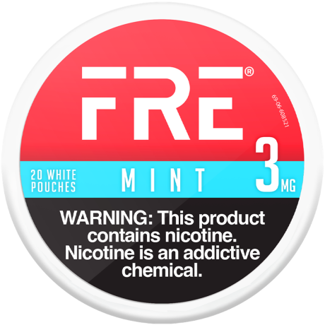 FRE Mint 3MG Nicotine Pouches