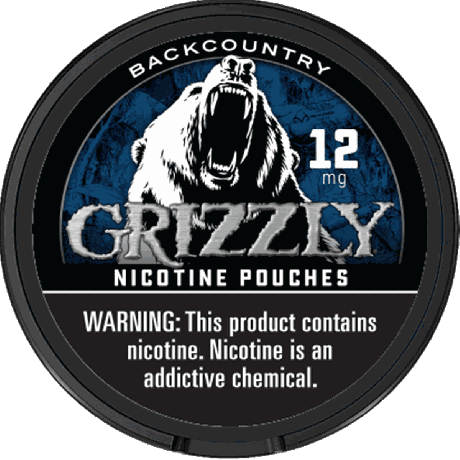 Grizzly Backcountry 12MG Nicotine Pouches