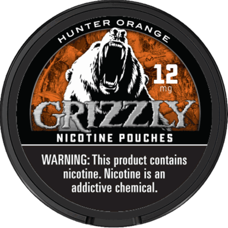 Grizzly Hunter Orange 12MG Nicotine Pouches