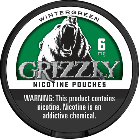 Grizzly Wintergreen 6MG Nicotine Pouches