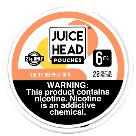 Juice Head Pouches Peach Pineapple Mint 6MG