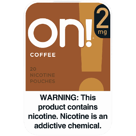 on! 2mg Coffee Nicotine Pouches