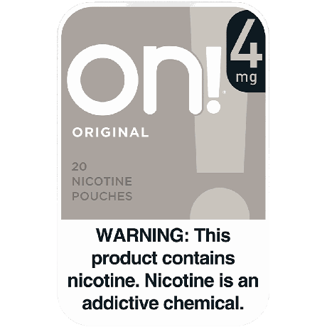 on! 4mg Original Nicotine Pouches