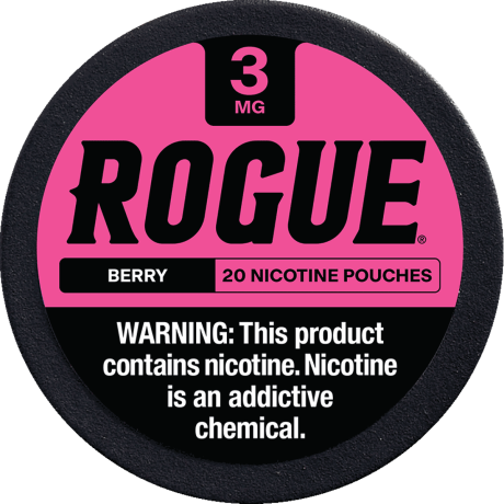 Rogue Berry 3MG Nicotine Pouches