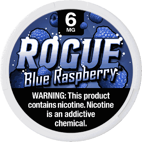 Rogue Nicotine Pouch Blue Raspberry 6mg