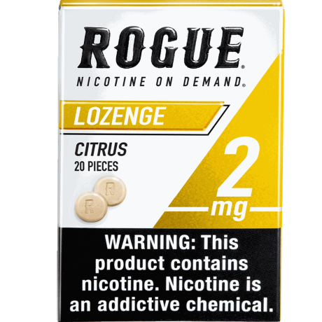Rogue Citrus 2mg, Nicotine Lozenges Rogue Citrus 2mg, Nicotine Lozenges