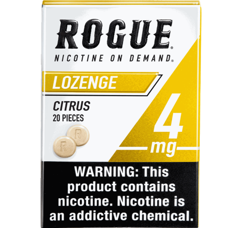 Rogue Citrus 4mg, Nicotine Lozenges