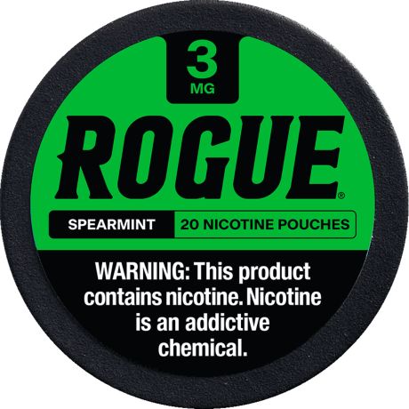Rogue Spearmint 3MG Nicotine Pouches