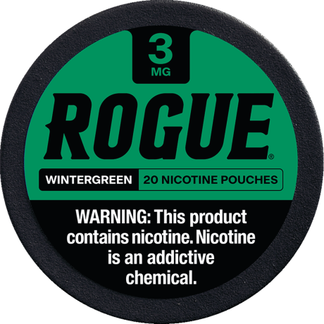 Rogue Wintergreen 3mg, Nicotine Pouches Rogue Wintergreen 3mg, Nicotine Pouches
